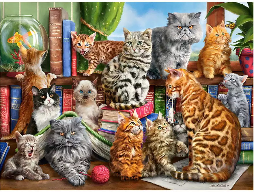 Пазл 2000эл. Кошки C-200726 Castorland