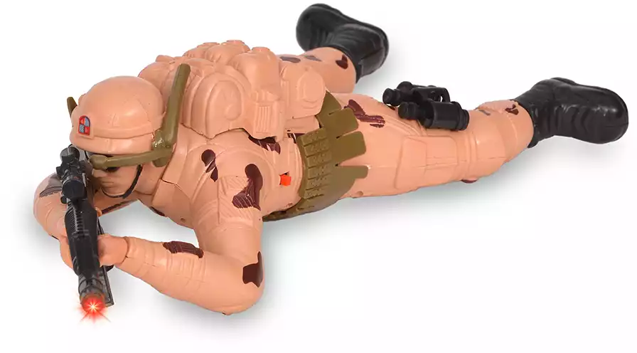 Солдат на батарейках HD915-02 Бежевый WB