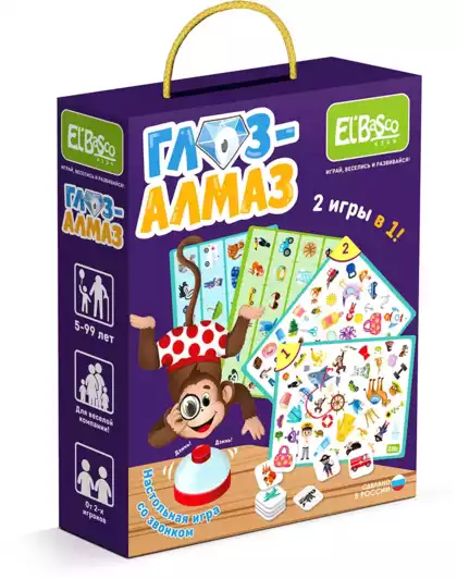 Игра со звонком Глаз-Алмаз ET03-001 El’BascoKids