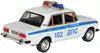 Модель машины Lada 2106 Полиция (ДПС) 1:24 17,5см свет, звук, Инерционный механизм 44419