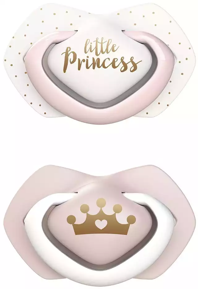 Соска-пустышка силиконовая симметричная 0-6 мес ROYAL BABY 2 шт. 22/650_pin Canpol babies