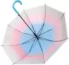 Зонтик полупрозрачный розово-голубой 058D-2926D