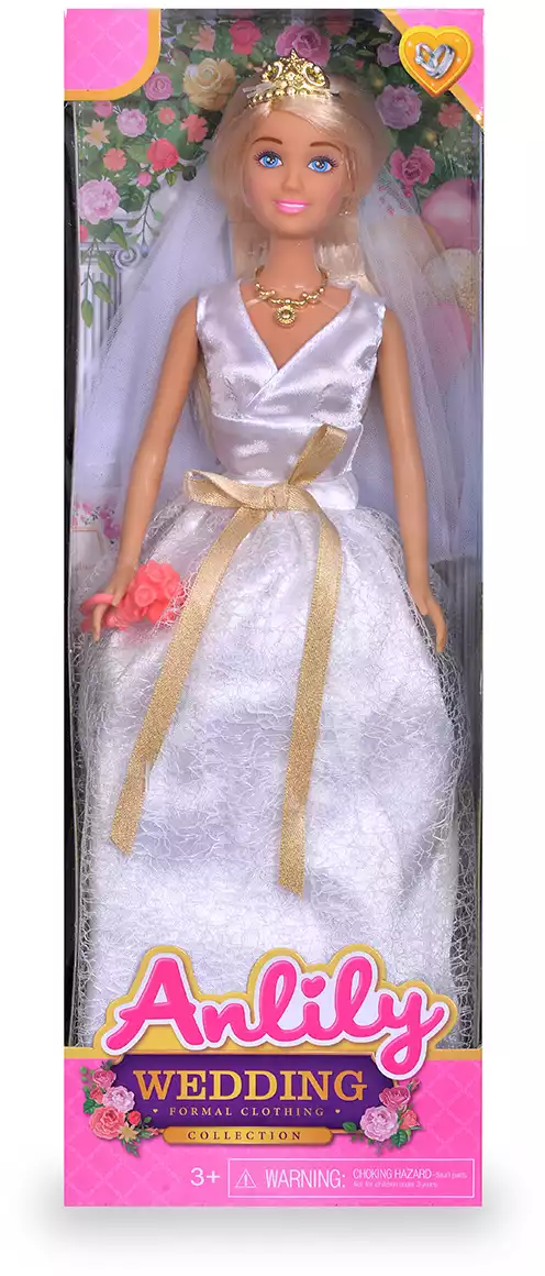 Кукла 98033 Невеста с аксессуарами