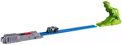 Набор игровой Zuru Metal Machines трек Крокодил с машинкой 6718