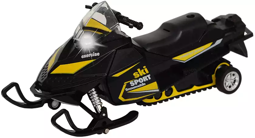 Модель машины Снегоход (17см) свет, звук, инерция Зеленый WB 677-12