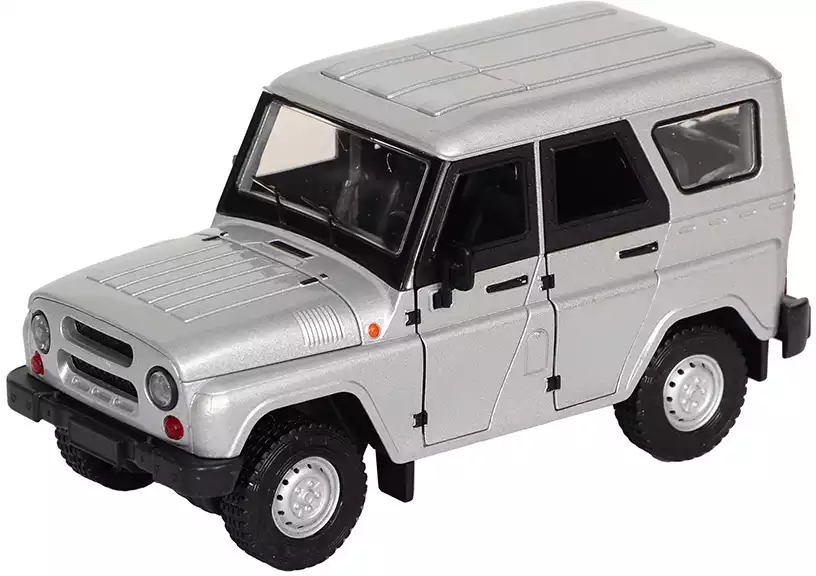 Модель машины УАЗ Hunter (Хантер) 1:18 23см свет, звук, инерция FY2428
