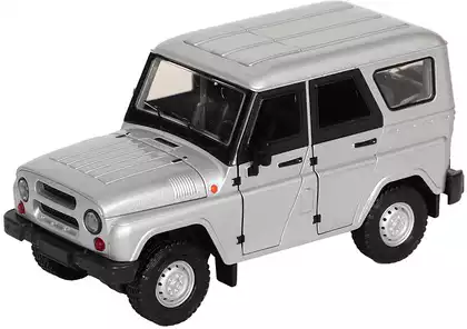 Модель машины УАЗ Hunter (Хантер) 1:18 23см свет, звук, инерция FY2428