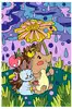 Картина по номерам для малышей Летний дождь Ркн-099