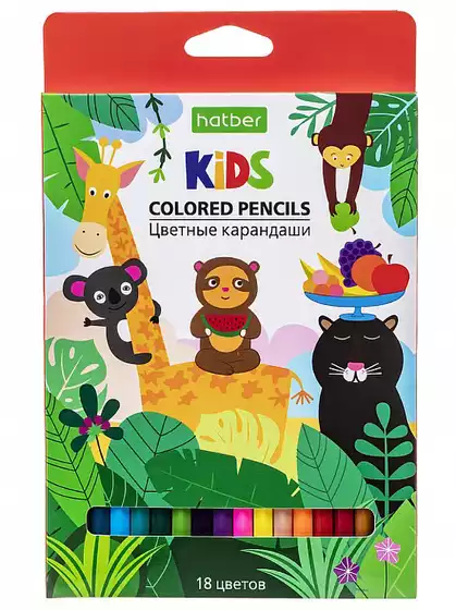Карандаши цветные 18 цветов Африка CS_078351 078351