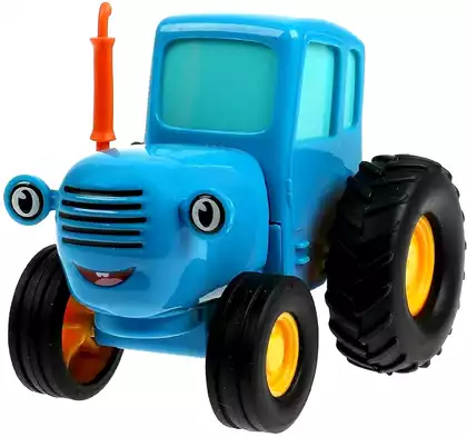Модель машины ТЕХНОПАРК СИНИЙ ТРАКТОР BLUTRA-11SL-BU 11 см свет, звук, инерция в/к