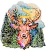 Пазл 157 эл.Олень ПЗ00045 дерево Woodlandtoys