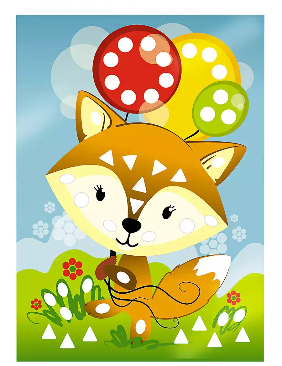 Увлекательная мозаика Лисёнок набор большой Км-010