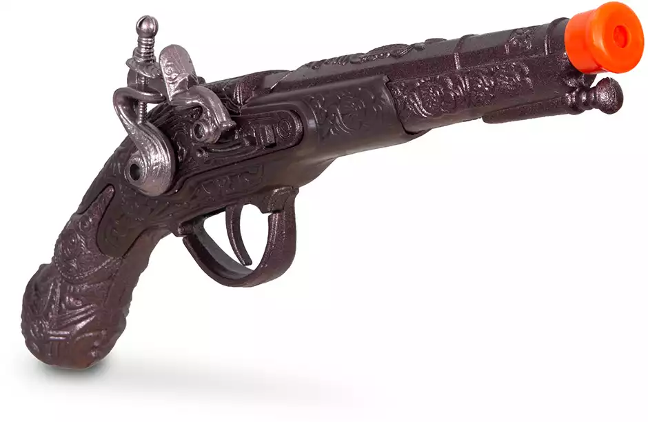 Пистолет металл 28,5см TC7310A на 8 пистонов