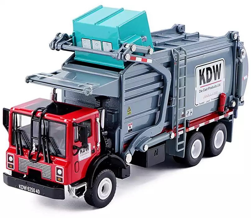 Модель машины 1:24 Мусоровоз со съемным контейнером Material Truck 625040