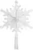 Верхушка звезда 22 см 12 Led снежинка теплый белый IP20 от сети