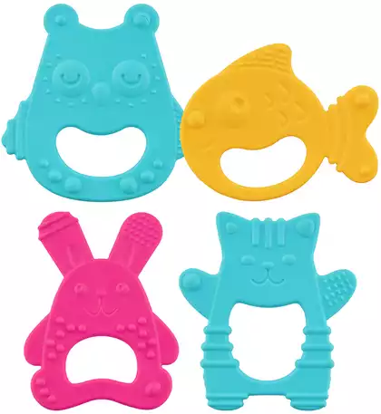 Прорезыватель just lubby, ассорти, от 0 мес., TPE 23228 LUBBY