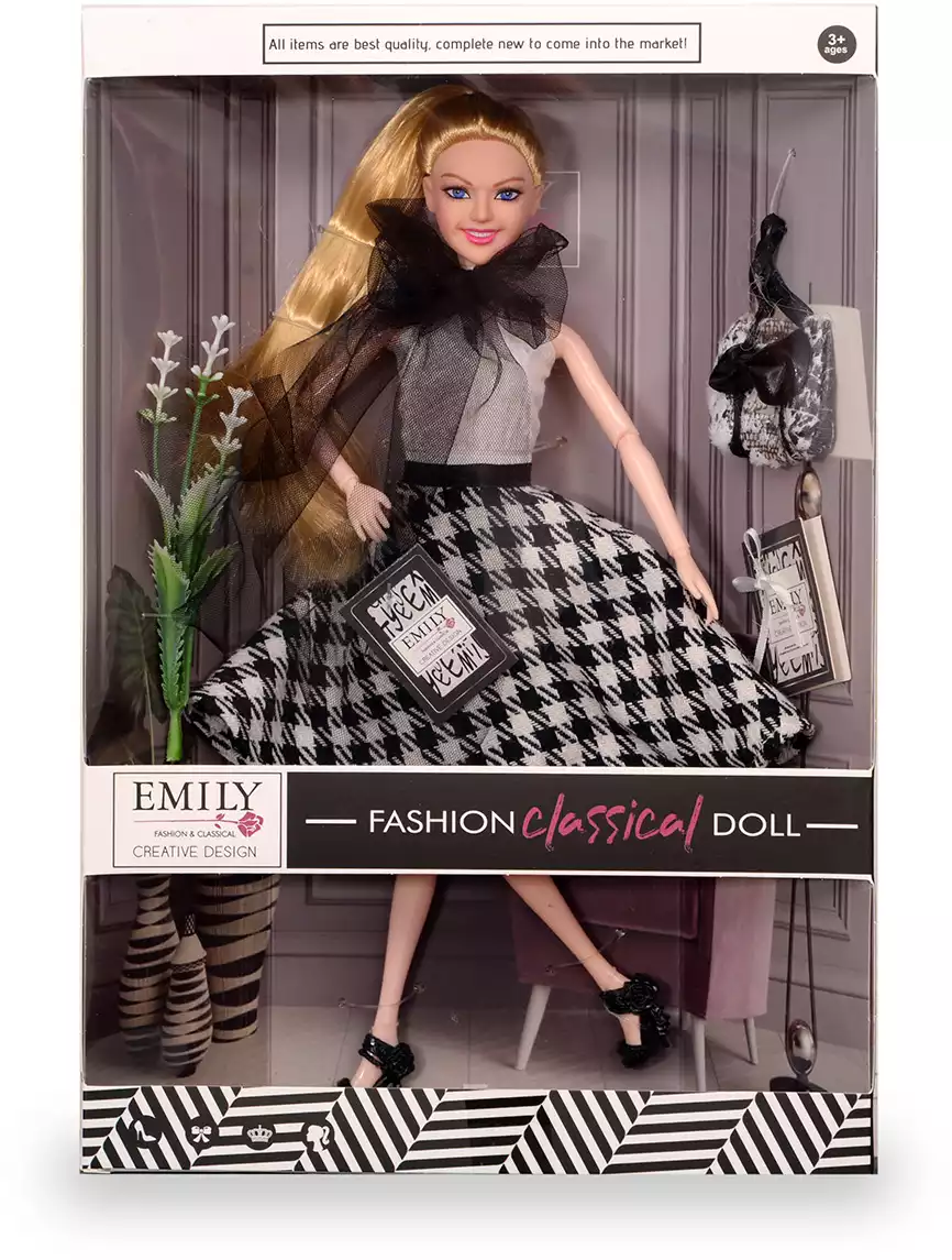 Кукла QJ135 в стильной одежде с аксессуарами