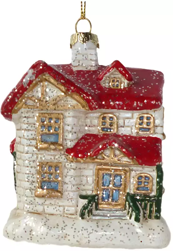 Новогодняя фигурка 10,5 см Дом CDBL-12092 15T01