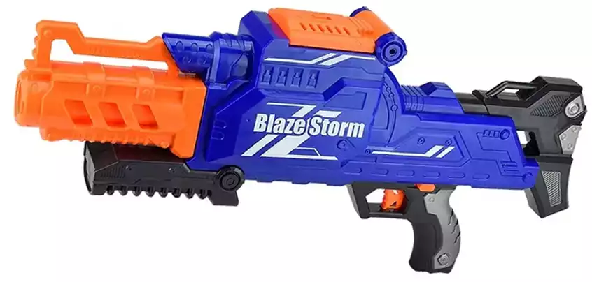 Автомат с мягкими пулями на батарейках BlazeStorm 57см ZC7121