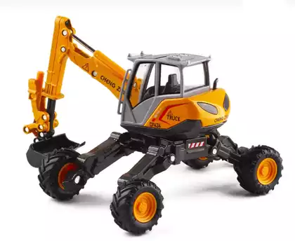 Модель машины 1:50 Экскаватор - паук (метал) 68433