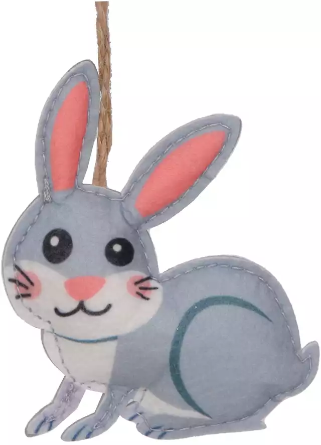 Новогодняя фигурка Зайчик 10*8 см 058D-3440D