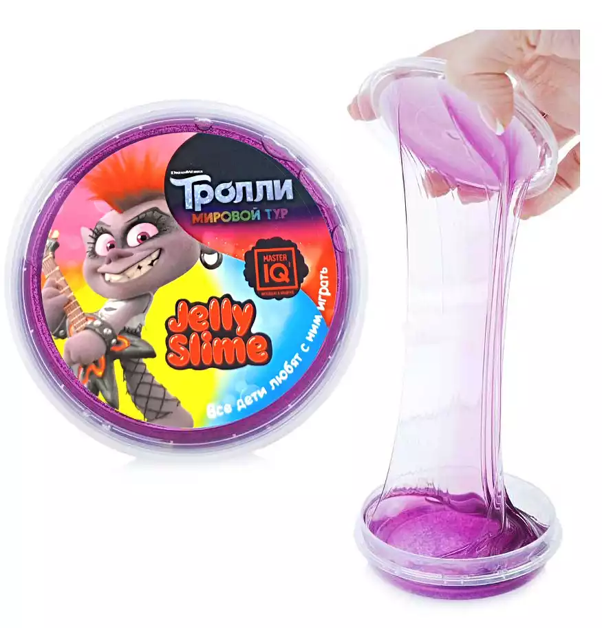 Лизун-Антистресс Jelly Slime Тролли ассорти 3 цв 75г N61/N62/N63 (1/30 шт)  купить в Кемерово - интернет магазин Rich Family