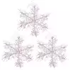 Новогодняя снежинка 11 см 3 шт 058D-3600D