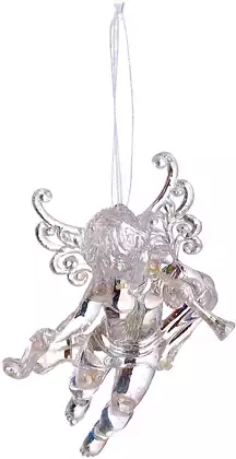 Новогодняя фигурка 11 см ангел 058D-3604D