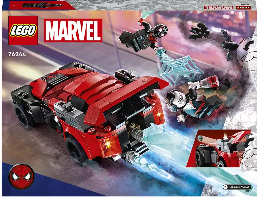 Конструктор Майлз Моралес против Морбиуса Spider-Man Marvel 76244 220 дет. LEGO Super Heroes