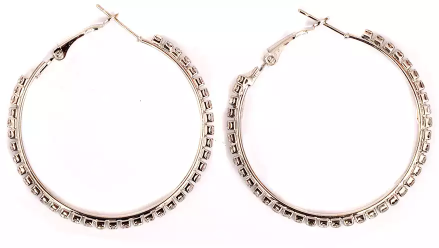 Серьги кольца 1 пара 058D-3862D