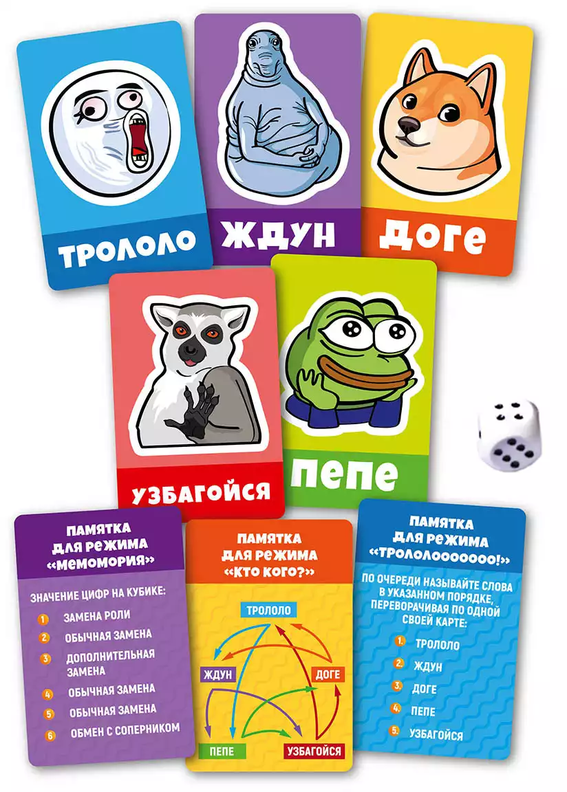 Настольная игра Мемы общий сбор 04930 Десятое королевство