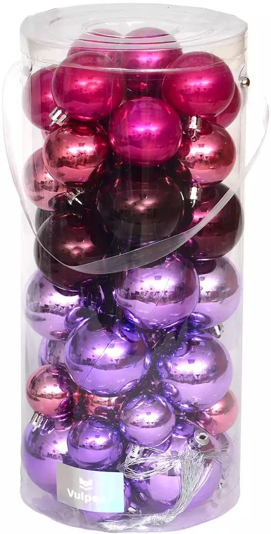 Набор шаров 7 см 40 шт 058D-3924D