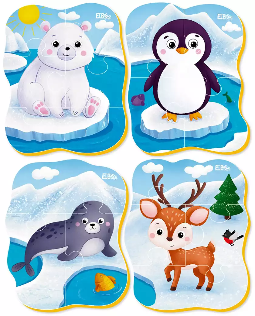 Пазлы мягкие Животные Севера ВладиТ ET02-029