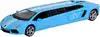 Мод. маш. 1:32 Лимузин Lamborghini 23см свет, звук, инерция Голубой WB 6601