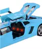Мод. маш. 1:32 Лимузин Lamborghini 23см свет, звук, инерция Голубой WB 6601