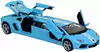 Мод. маш. 1:32 Лимузин Lamborghini 23см свет, звук, инерция Голубой WB 6601