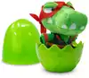 Мягкая игрушка динозавр в мини яйце со звуковыми эффектами 12 см SK018D2 Crackin'Eggss