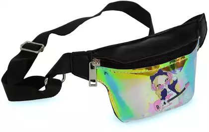 Мягкая сумочка на пояс Зеркальная девочка 20 см 058-23-561