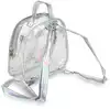 Мягкий рюкзак Блесточки прозрачный 20 см 058-23-580