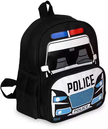 Мягкий рюкзак Машина полиции 27 см 058-23-600