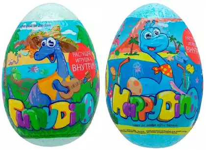 Шипучее средство для ванн Funny dino / Happy dino 130г