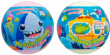 Шипучее средство для ванн My funny friends/ My little friends 130г