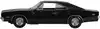 Модель машины 1:18 Dodge Charger R/T 1969 31387