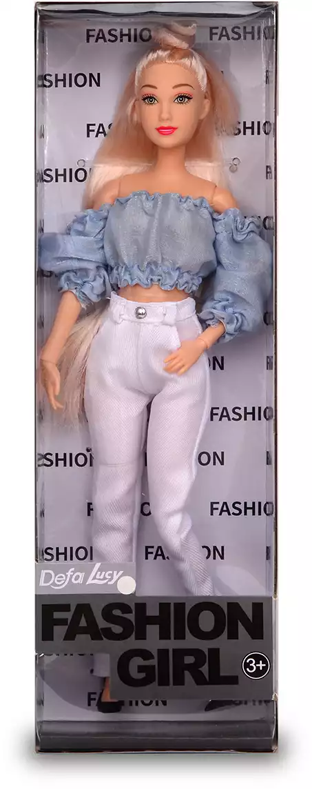 Кукла 8508-1 в белых брюках