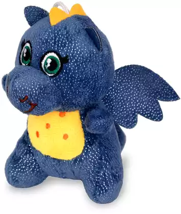 Мягкая игрушка Дракон Драйк синий 11 см 4590-1