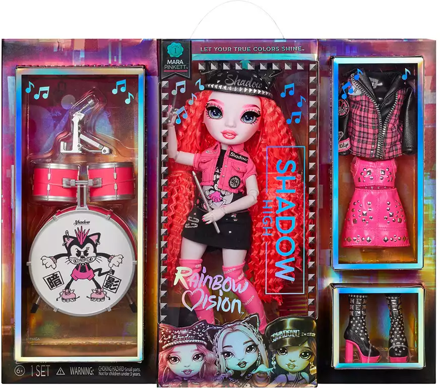 Кукла Rainbow High Vision SH Мара Пинкетт розовая 41602 с аксессуарами