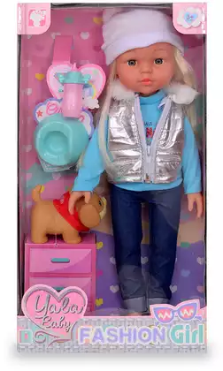 Кукла RT230B-D в жилетке с аксессуарами
