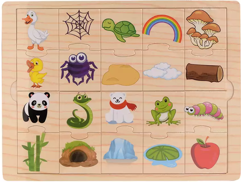 Рамка вкладыш Найди пару MZ305-3-3 дерево