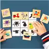 Игра лото Силуэты 413-42 дерево