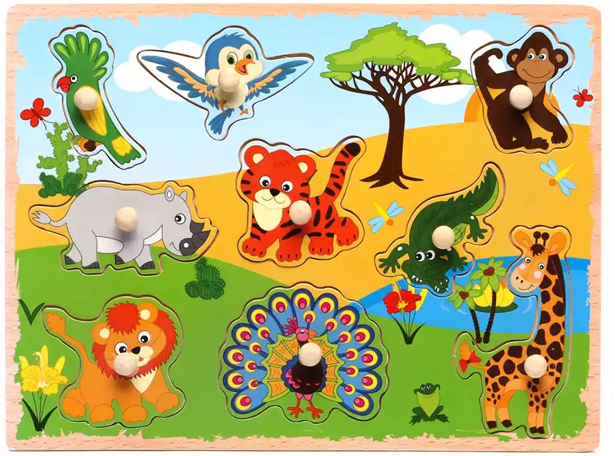 Рамка вкладыш Полянка дружбы MZ-228-4E дерево